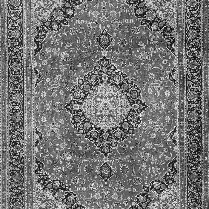 Medallion Gray Traditional Rug, tr2614gry