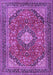 Medallion Purple Traditional Rug, tr2614pur