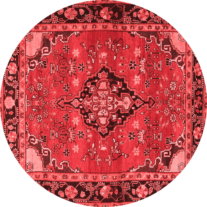Machine Washable Persian Red Traditional Rug, wshtr2615red