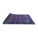 Sideview of Persian Blue Traditional Rug, tr2615blu