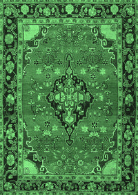 Persian Emerald Green Traditional Rug, tr2615emgrn