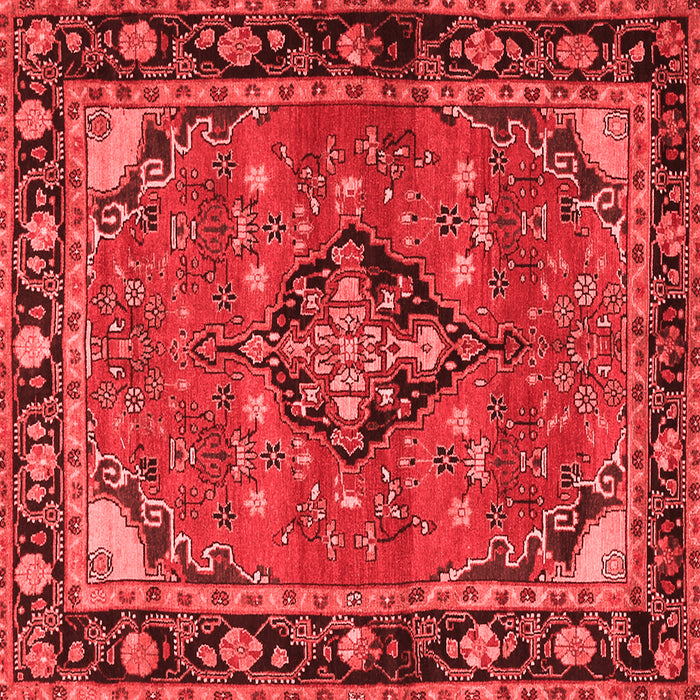 Machine Washable Persian Red Traditional Rug, wshtr2615red