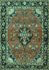 Persian Turquoise Traditional Rug, tr2615turq