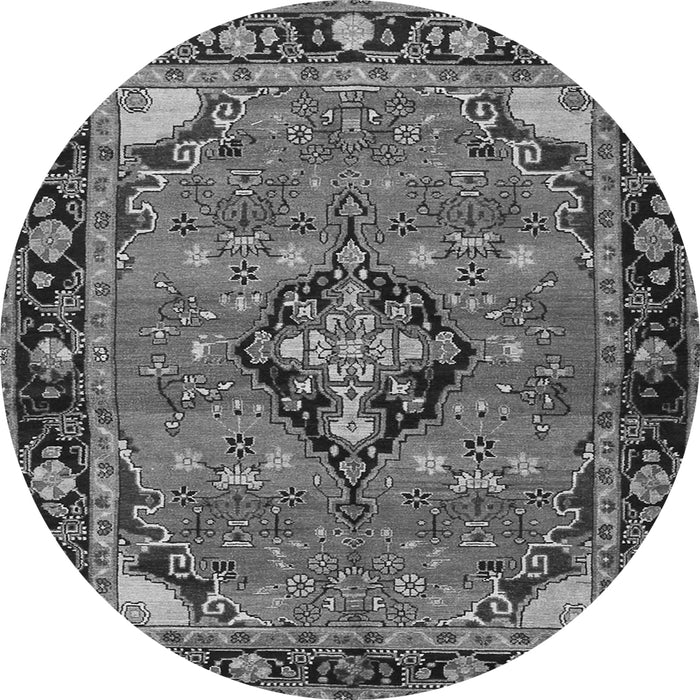 Square Persian Gray Traditional Rug, tr2615gry