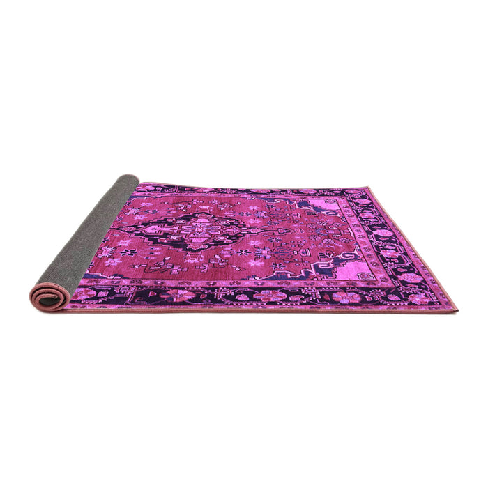 Sideview of Persian Purple Traditional Rug, tr2615pur