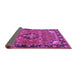 Sideview of Persian Purple Traditional Rug, tr2615pur