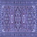 Square Persian Blue Traditional Rug, tr2616blu