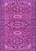 Machine Washable Persian Purple Traditional Area Rugs, wshtr2616pur