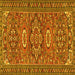 Square Persian Yellow Traditional Rug, tr2616yw