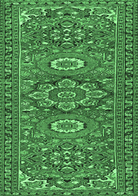 Persian Emerald Green Traditional Rug, tr2616emgrn
