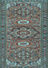 Machine Washable Persian Light Blue Traditional Rug, wshtr2616lblu