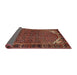 Sideview of Traditional Rust Pink Persian Rug, tr2617