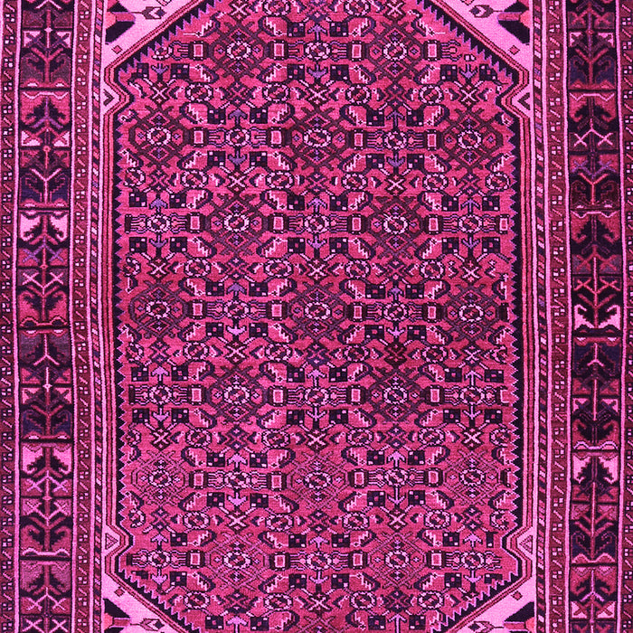 Machine Washable Persian Pink Traditional Rug, wshtr2617pnk