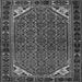 Serging Thickness of Persian Gray Traditional Rug, tr2617gry