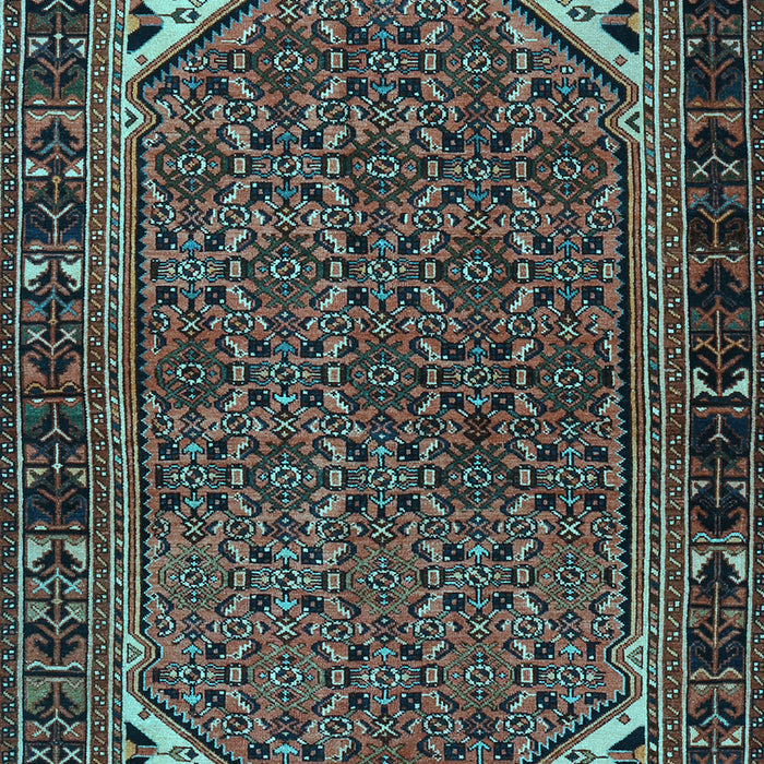 Machine Washable Persian Light Blue Traditional Rug, wshtr2617lblu