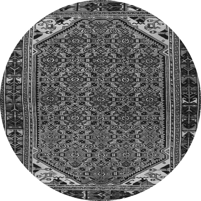 Square Persian Gray Traditional Rug, tr2617gry