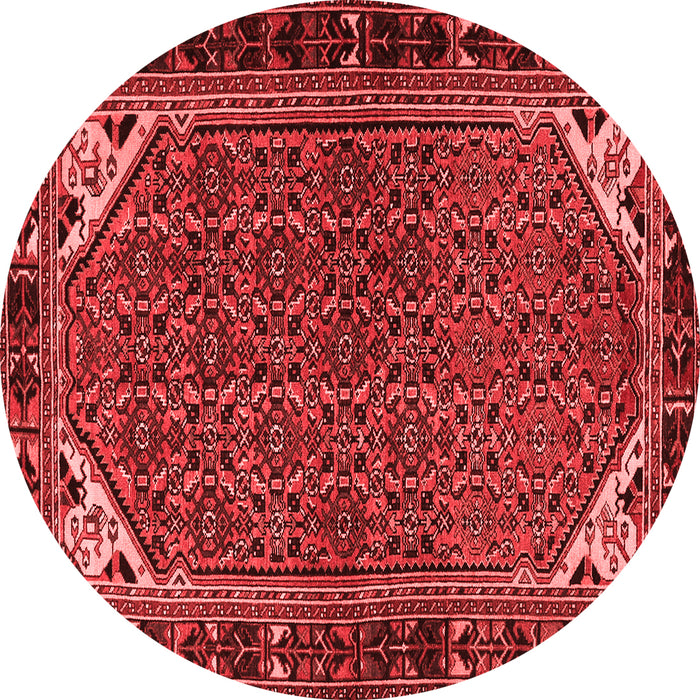 Machine Washable Persian Red Traditional Rug, wshtr2617red