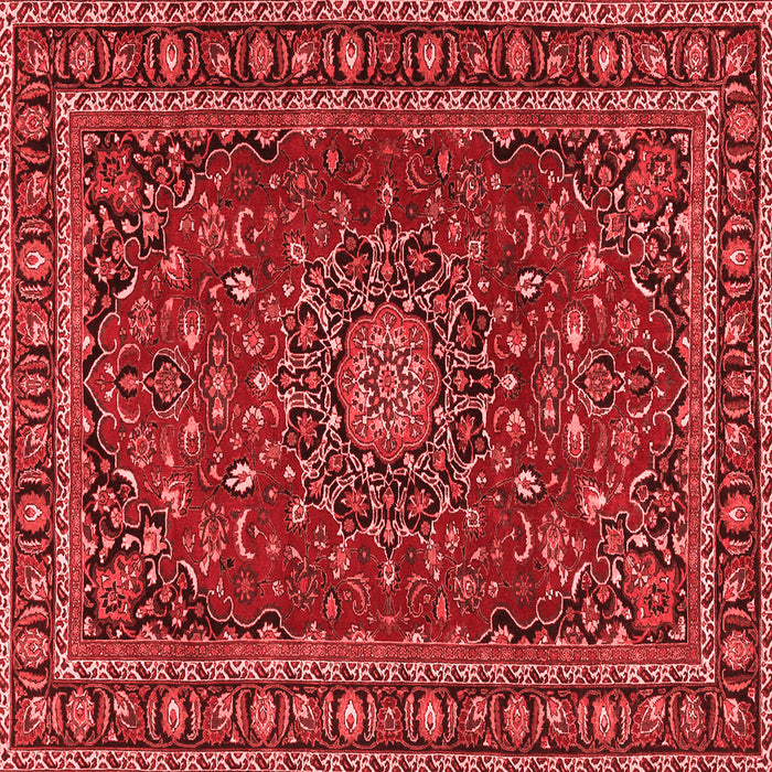 Machine Washable Persian Red Traditional Rug, wshtr2618red