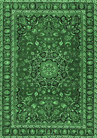 Persian Emerald Green Traditional Rug, tr2618emgrn