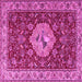 Square Persian Pink Traditional Rug, tr2619pnk