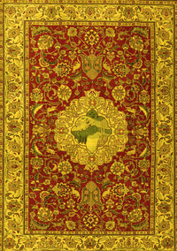 Persian Yellow Traditional Rug, tr2619yw