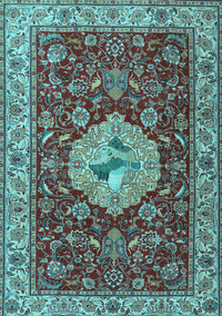 Persian Light Blue Traditional Rug, tr2619lblu