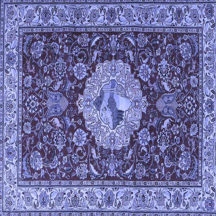 Square Persian Blue Traditional Rug, tr2619blu