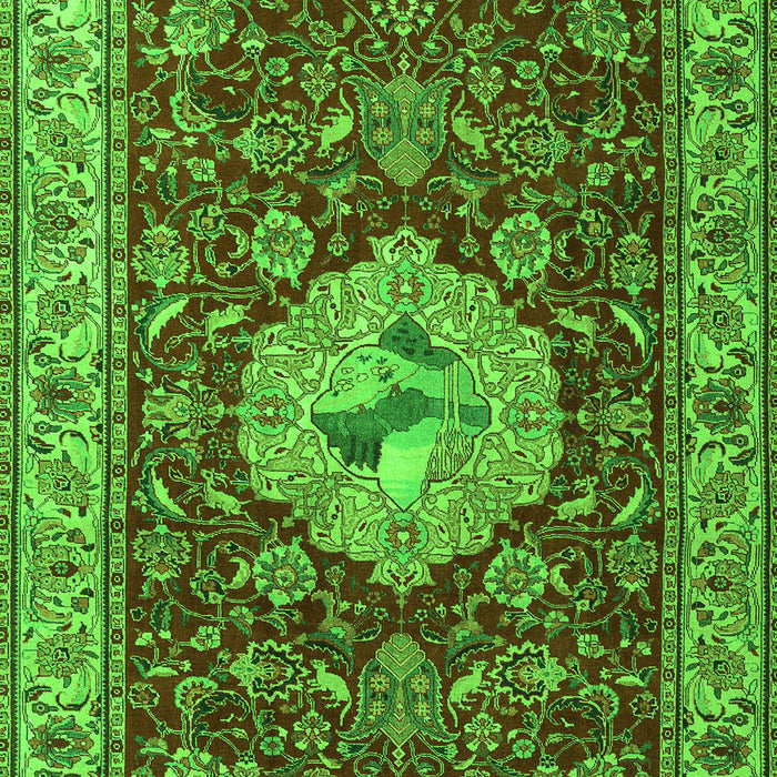 Persian Green Traditional Rug, tr2619grn