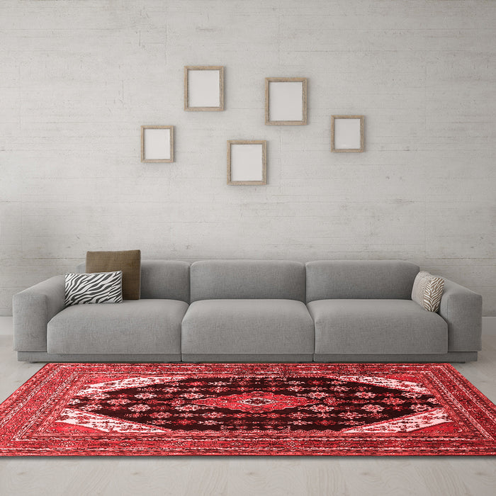 Traditional Red Washable Rugs