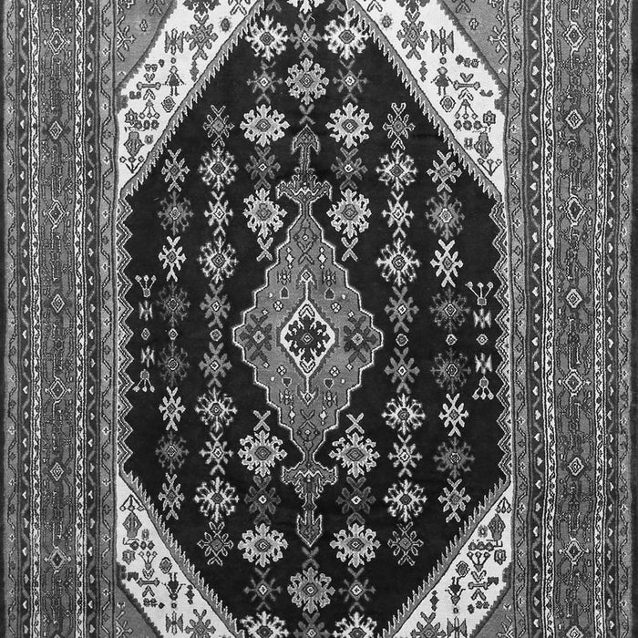 Medallion Gray Traditional Rug, tr261gry