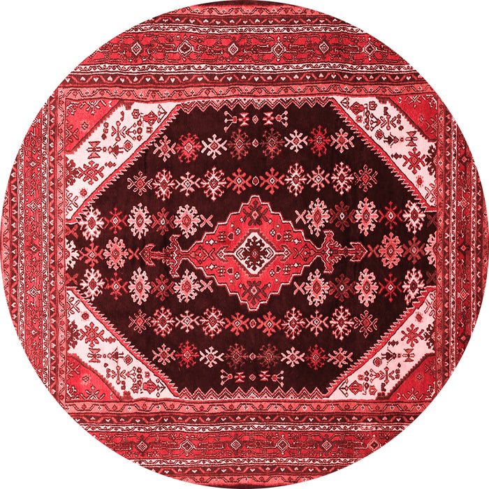 Medallion Red Traditional Rug, tr261red