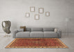 Machine Washable Persian Brown Traditional Rug in a Living Room,, wshtr2620brn