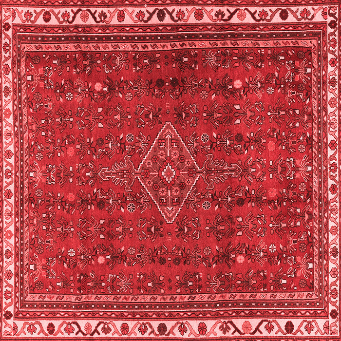 Machine Washable Persian Red Traditional Rug, wshtr2620red