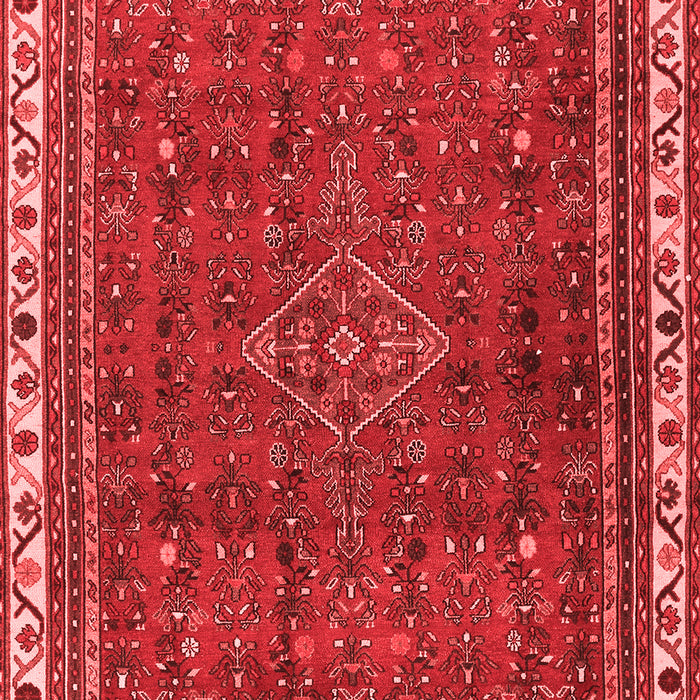 Machine Washable Persian Red Traditional Rug, wshtr2620red