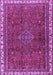 Machine Washable Persian Purple Traditional Area Rugs, wshtr2620pur