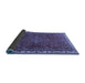 Sideview of Persian Blue Traditional Rug, tr2620blu