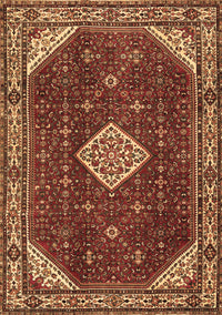 Medallion Brown Traditional Rug, tr2621brn