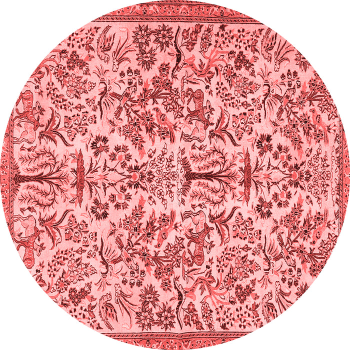 Machine Washable Persian Red Traditional Rug, wshtr2622red