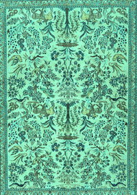 Persian Turquoise Traditional Rug, tr2622turq