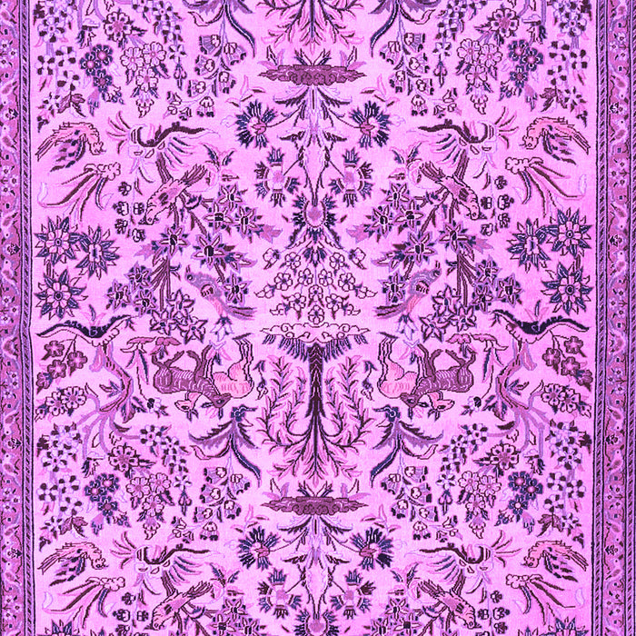 Machine Washable Persian Purple Traditional Area Rugs, wshtr2622pur
