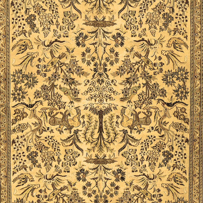 Machine Washable Persian Brown Traditional Rug, wshtr2622brn