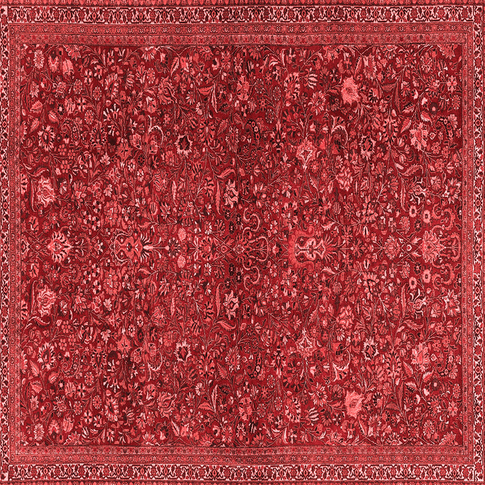 Machine Washable Persian Red Traditional Rug, wshtr2623red