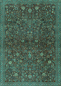 Persian Turquoise Traditional Rug, tr2623turq
