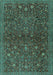 Persian Turquoise Traditional Rug, tr2623turq