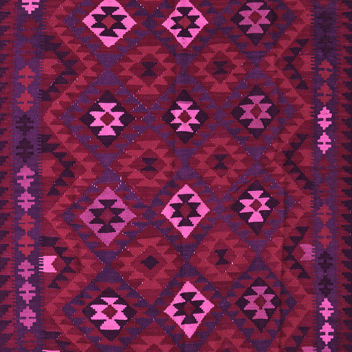 Machine Washable Southwestern Pink Country Rug, wshtr2624pnk