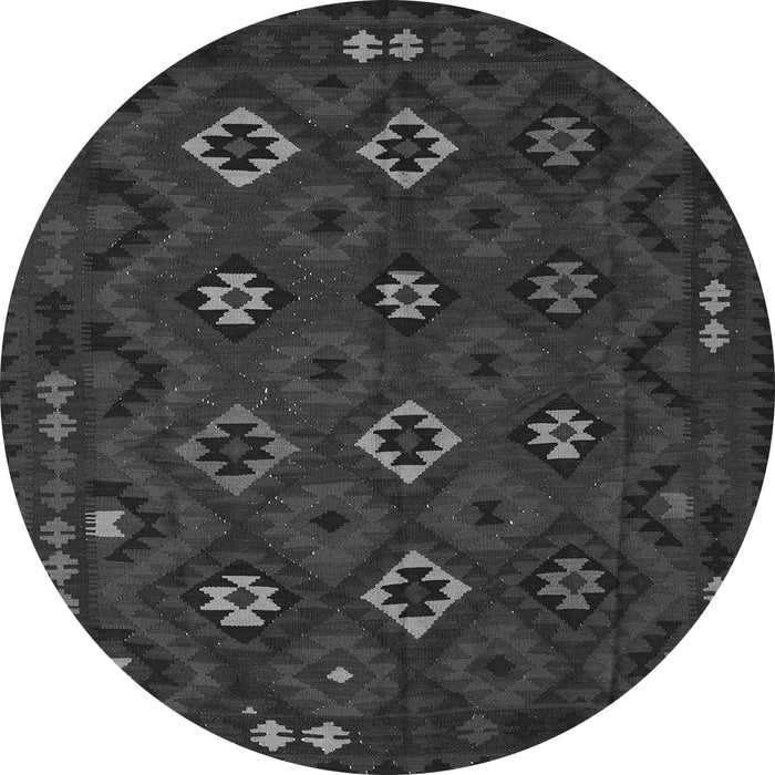 Square Southwestern Gray Country Rug, tr2624gry