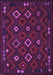 Southwestern Purple Country Rug, tr2624pur