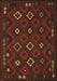 Southwestern Brown Country Rug, tr2624brn