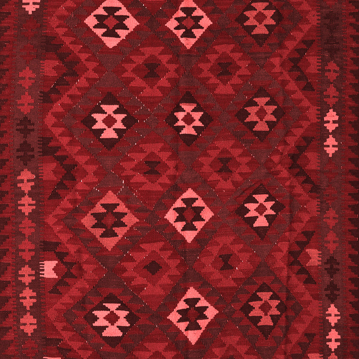 Machine Washable Southwestern Red Country Rug, wshtr2624red