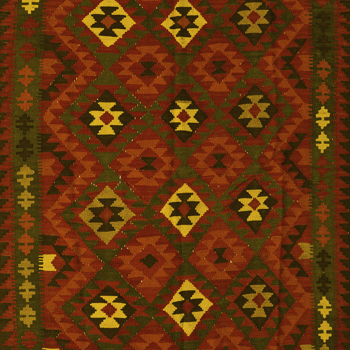 Southwestern Yellow Country Rug, tr2624yw